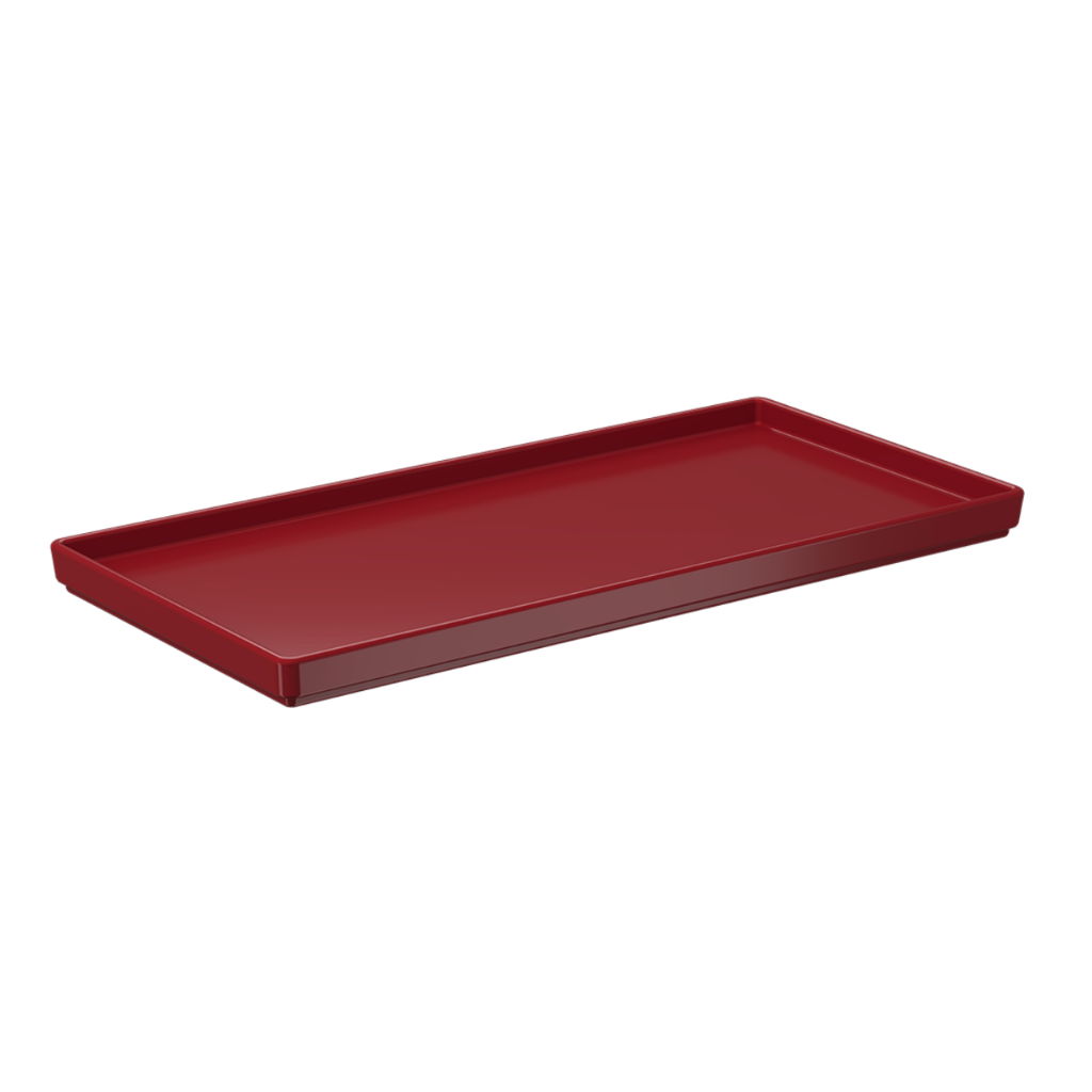 Prato Retangular Coza Uno 27x13x1,5 cm Vermelho Bold em Oferta na Shopee