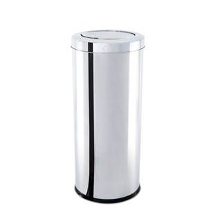 Lixeira Com Tampa Basculante - Brinox Decorline 40,5 Litros Aço Inox