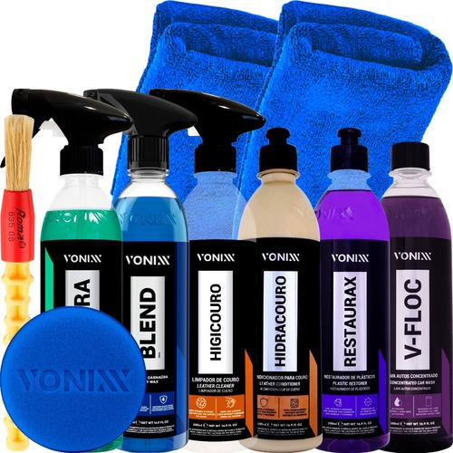 Kit Lavagem Automotiva Completa Profissional Produtos Vonixx em Oferta na Shopee