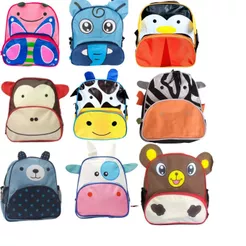 Mochila Infantil Animais Zoo Bichinhos Menina Menino Creche Escolar Passeio