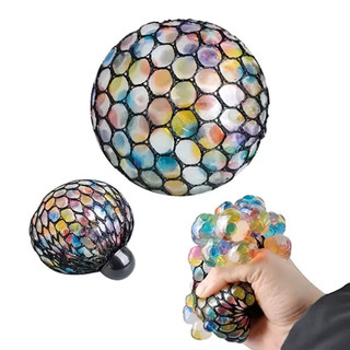 Bolinha Anti Estresse Fidget Squishy Mesh Balls Apertar e Desestressar