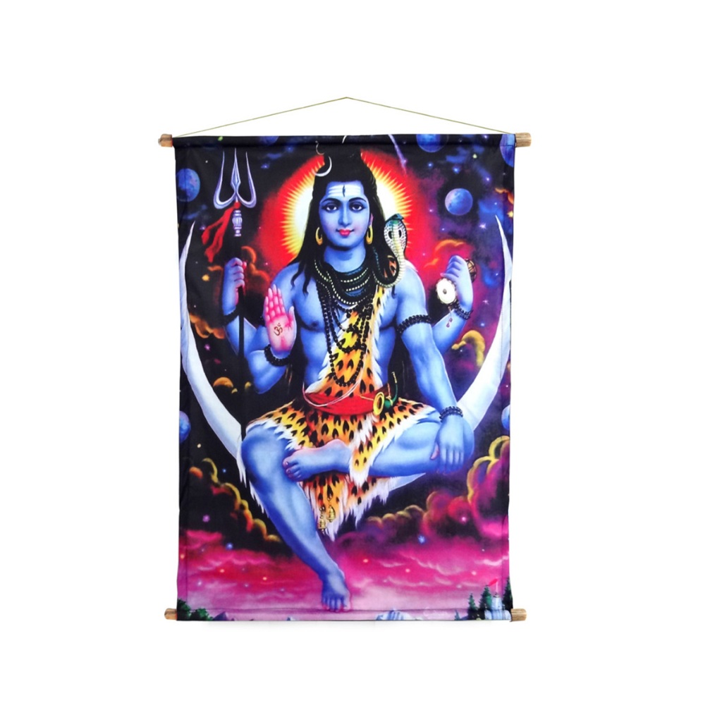 Decoração Deuses Hindus Flâmulas Decorativas Ganesha Kali Shiva Shiva Parvati Ganesha Hanumanm Tara