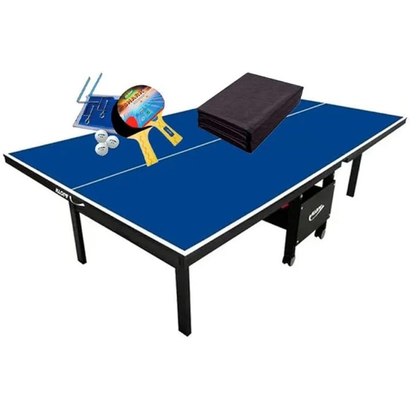 MESA PING PONG MDF 18MM KLOPF 1084 + KIT COMPLETO 5031 + Capa para Mesa Fechada