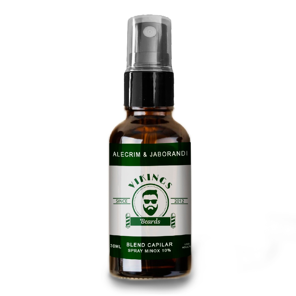 Spray Crescimento Barba Cabelo e Sobrancelhas com Alecrim e Jaborandi 30ml em Oferta na Shopee