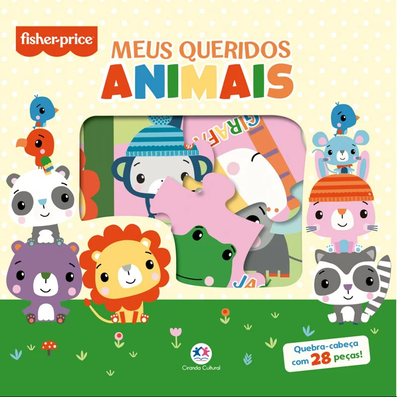 Livro Quebra Cabeça (28pçs) da Fisher-Price Meus Queridos Animais Melhor Preço — R$ 31,99 em Shopee