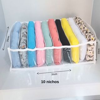 Kit 3 Colmeia Organizadora de Gavetas G para Camisetas/guarda roupa