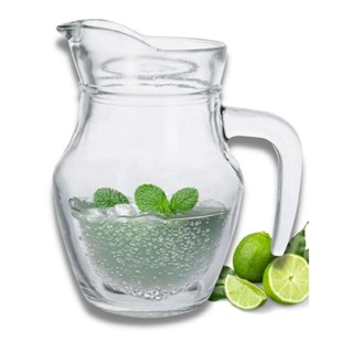 Mini Jarra de Vidro 500 ML 14x10 Para Sucos Água Chás Refrigerante Para Bares Restaurantes Buffet Multiuso