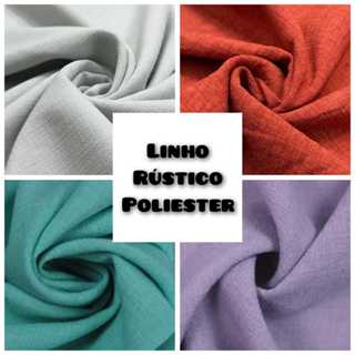 1 metro de tecido alfaiataria linho rustico linhao de poliester - 1mt comp. x 1,50mt larg.