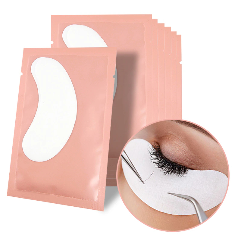 100 Unidades Pad Gel Protetor Palpebra Alongamento Extensão de Cilios (50 Pares)