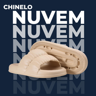 Chinelo Nuvem Feminino Ref.110 em EVA Confortavel Respiravel Masculino Puffer Slide