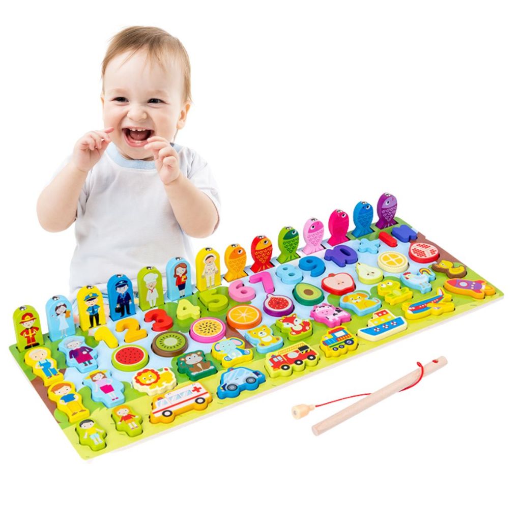 Brinquedo Educacional de Alfabetização Montessori Alfabeto Numeros em Oferta na Shopee