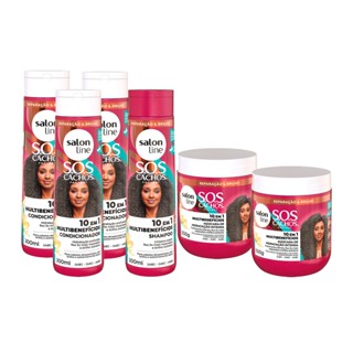 Kit SOS Cachos + Poderosos 6 Produtos Veganos | Salon Line