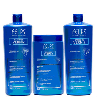 Felps Kit Banho De Verniz 2x1l + Máscara 1kg
