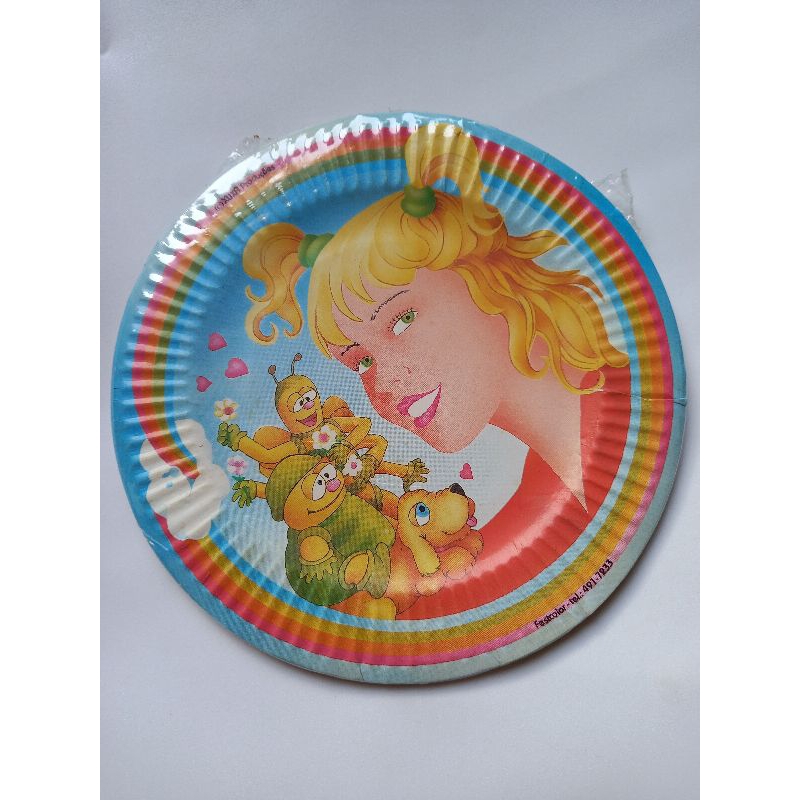 Prato de Festa aniversário dos anos 80 Xuxa - não é boneca nem disco CD - Lacrado