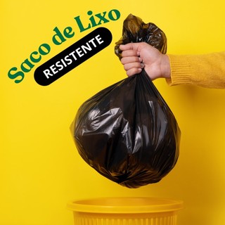 Saco de Lixo Resistente Reforcado Super Grosso com 100 unidades (20/40/60/100 Litros) direto da fábrica