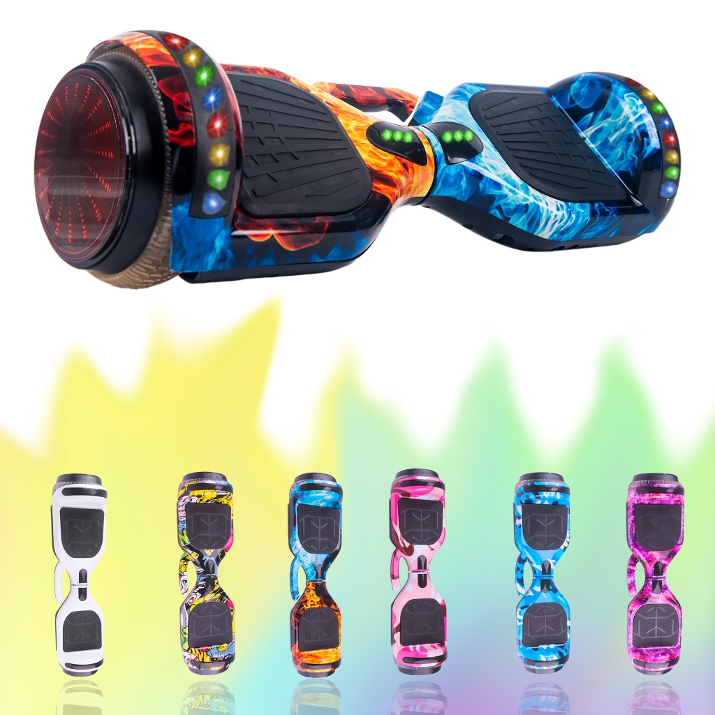 Hoverboard Overboard Infantil Skate Elétrico 6.5" led Bluetooth Bateria De Grande Capacidade Motor Brushless