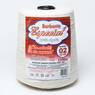 Barbante Cru Especial Nº2/4/6 e 8 (740g) 100% Algodão São Francisco