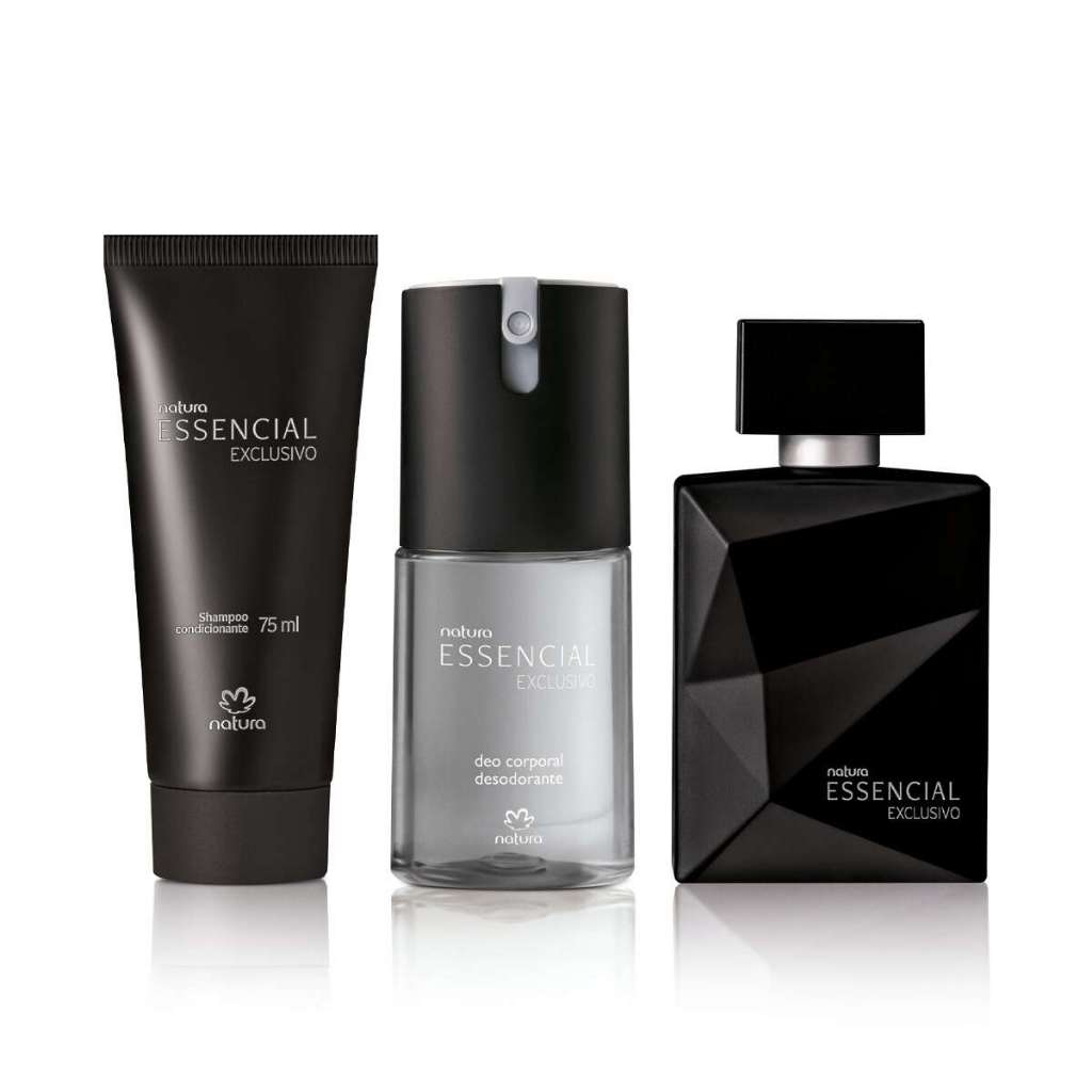 Presente natura essencial exclusivo masculino - ( Conteúdo: 1 Deo parfum masculino 100 ml. 1 Desodorante co