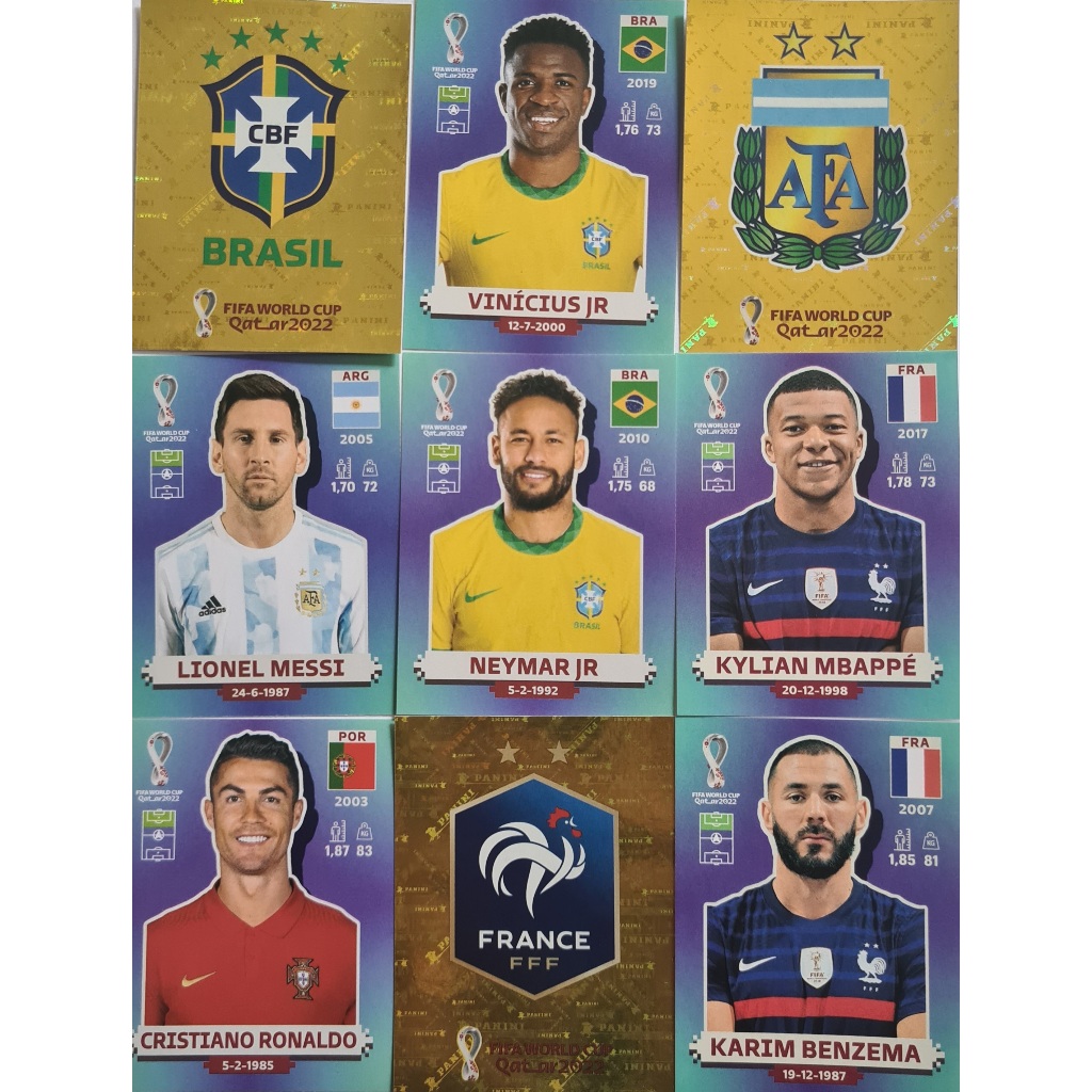 Figurinhas Avulsas Copa Do Mundo 2022 Para Completar Seu Album - Mande sua Lista para Orçamento