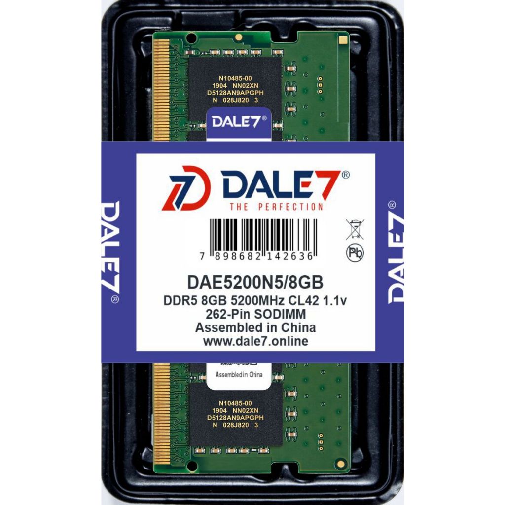 Memória Dale7 Ddr5 8Gb 5200 Mhz Notebook