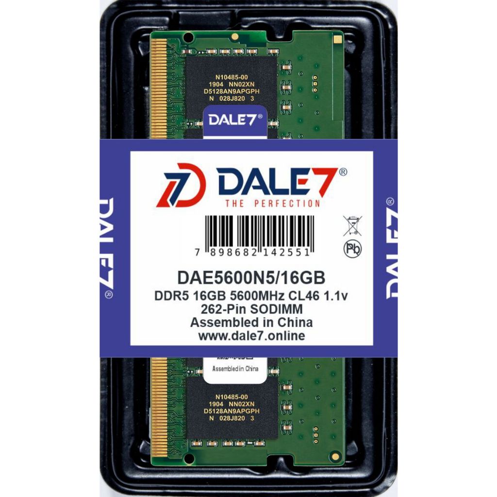 Memória Dale7 Ddr5 16Gb 5600 Mhz Notebook