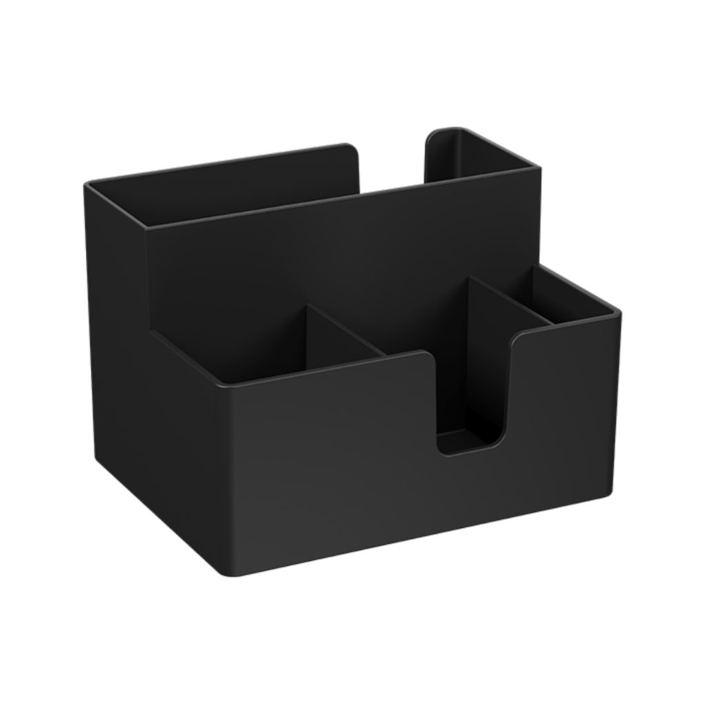 Porta Guardanapos E Sachês - Coza Casual Preto em Oferta na Shopee