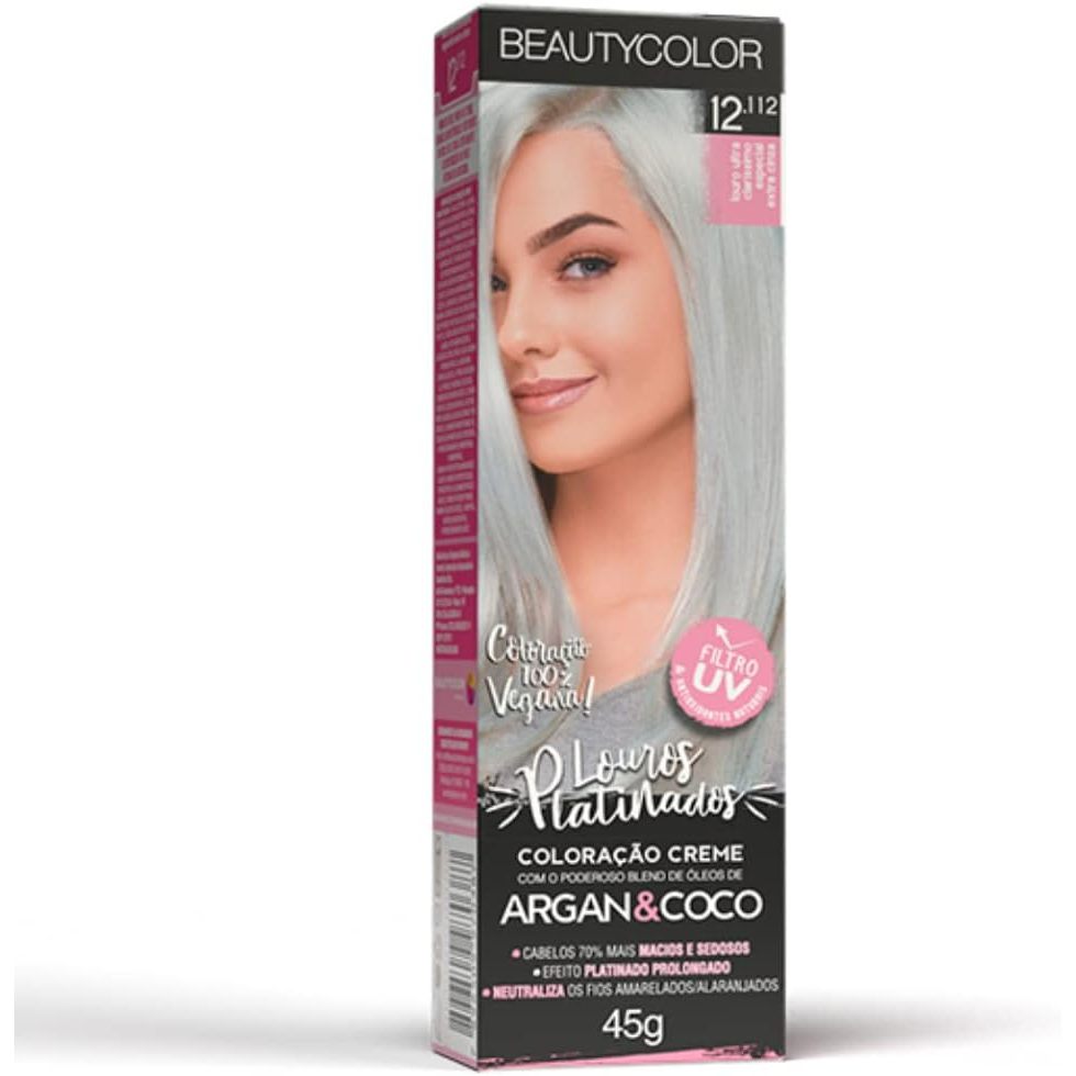 Tintura Beauty Color 12.112 Louro Ultra Claríssimo Especial Extra Cinza