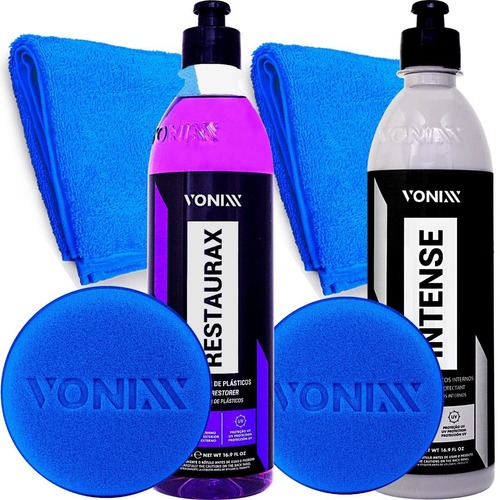 Kit Produto Para o Painel Plástico Intense Restaurax Vonixx em Oferta na Shopee