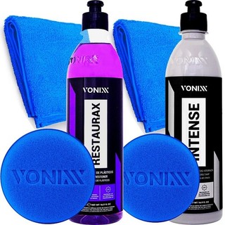 Kit Produto Para o Painel Plástico Intense Restaurax Vonixx em Oferta na Shopee