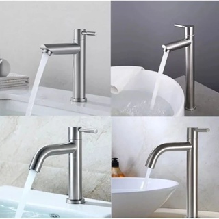 Torneira de aco inoxidavel SUS304 para lavatorio de banheiro em Oferta na Shopee
