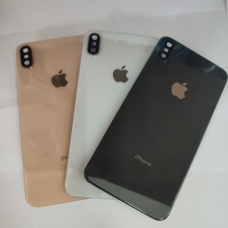 Painel De Vidro De Volta Com Moldura Da Câmera Lente De Substituição Para O Iphone XS Max Tampa Traseira Da Bateria Porta Traseira De