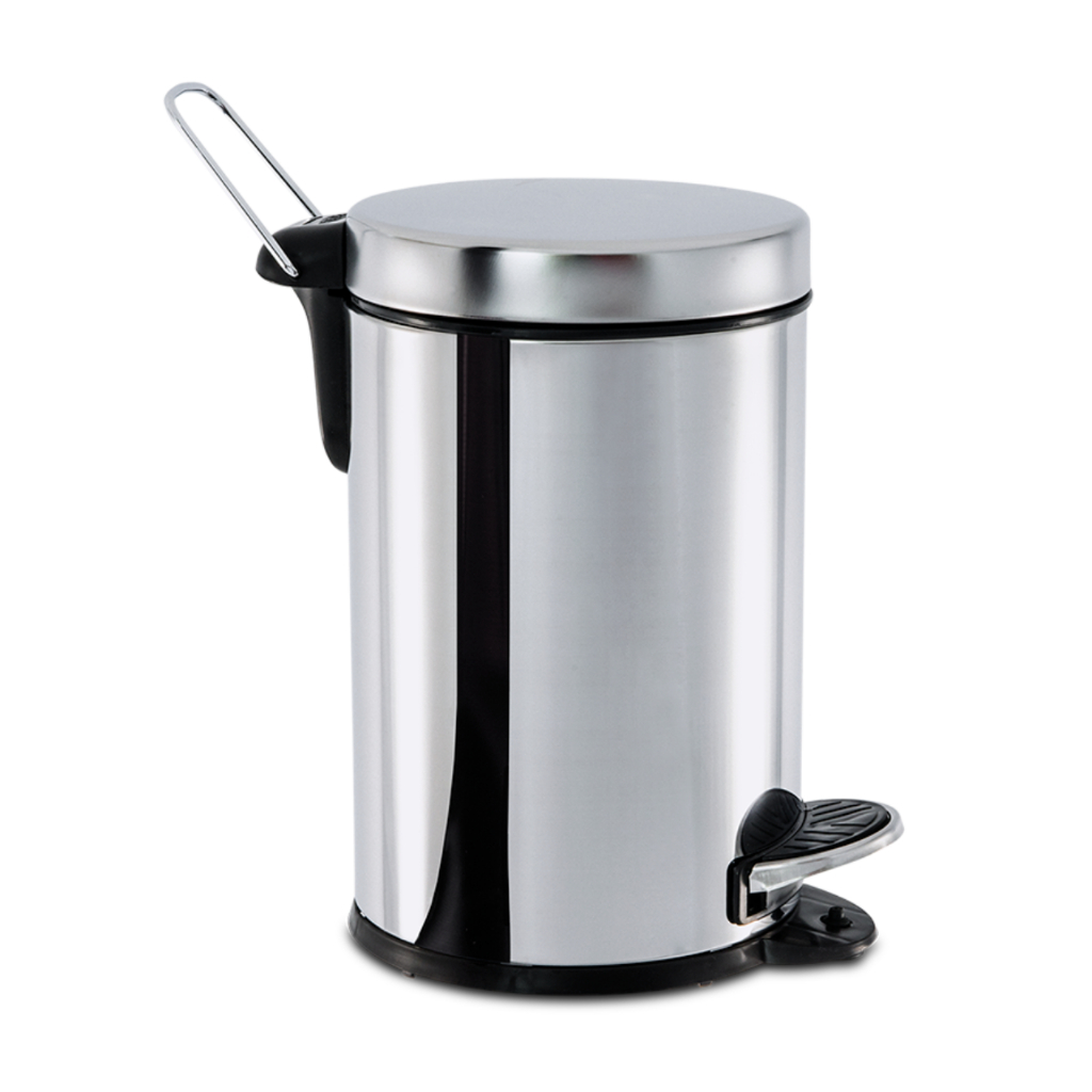 Lixeira Com Pedal E Balde Brinox - Decorline 3 Litros Aço Inox - Home & Living