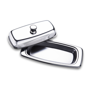 Manteigueira Retangular Brinox Atina Aço Inox em Oferta na Shopee