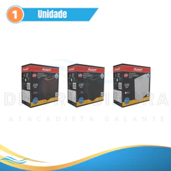 Arandela Led Elegance Rischi Café/Branca/Preta 6w IP65 3000K Luz Amarela Bivolt - Avant Distribuidora Avant