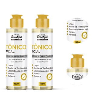 Tônico Facial  - Todos os Tipos de Pele Face Beautiful 100ml