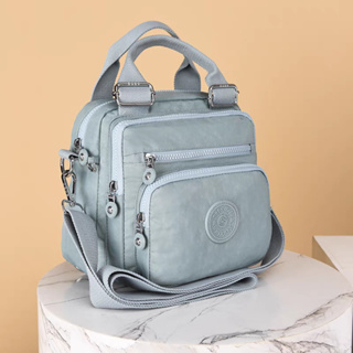 Bolsa feminina nylon impermeável vira mochila transversal tiracolo leve 3em1 em Oferta na Shopee
