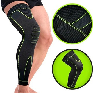 Meia De Compressão Joelheira Térmica Coxa Circulação Articulação Fitness Perna Toda em Oferta na Shopee