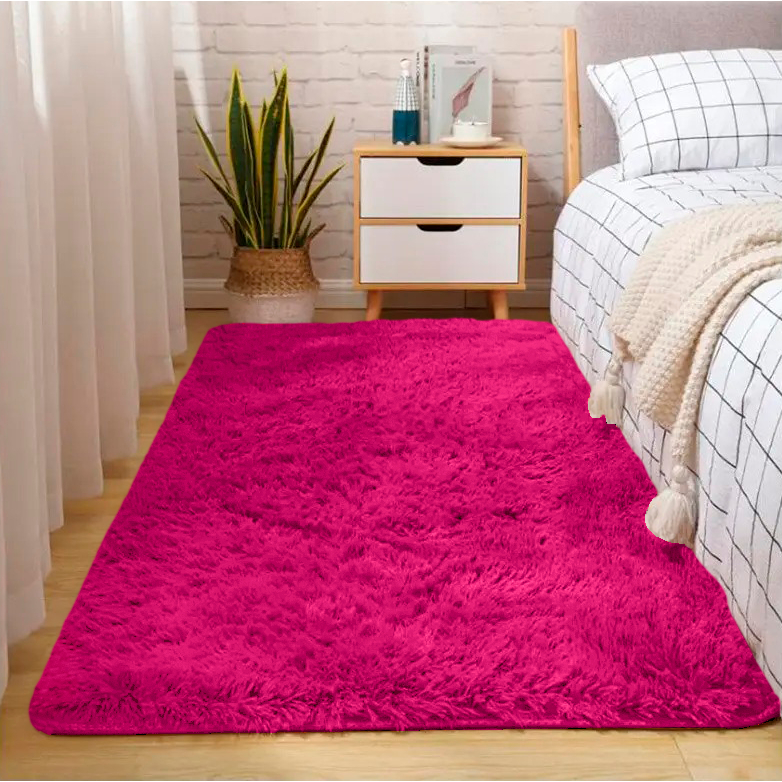 Passadeira Felpuda 2,00x0,60, Tapete Passadeira Peludo 0,60x2,00 Para Quarto, Corredor, Sala, Cozinha Promoção