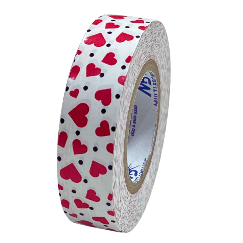 5 Fitas para Bronzeamento Branca com Coração Bolinha preta