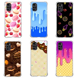 Motorola Moto G22 Capa Tpu Desenhos Variados Capinha Case Doce, Sorvete, Bala.
