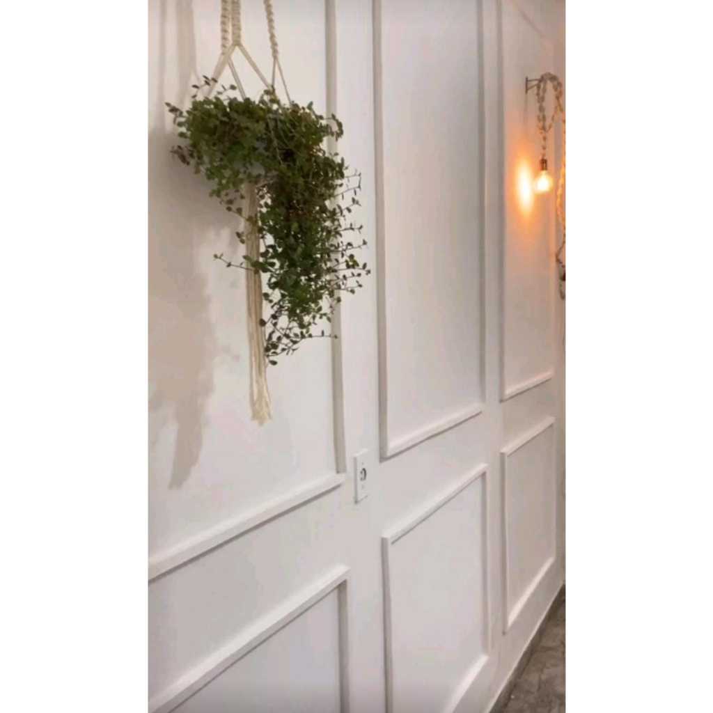 Boiserie Parede Teto Isopor Friso Kit 40mt Faixa eps