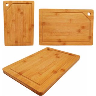 Tabua de Bambu Carne Madeira Churrasco Grande Legumes 40X30 Multiuso em Oferta na Shopee