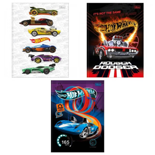 Caderno Brochura Univ. Capa Dura 80 Fls Hot Wheels Tilibra