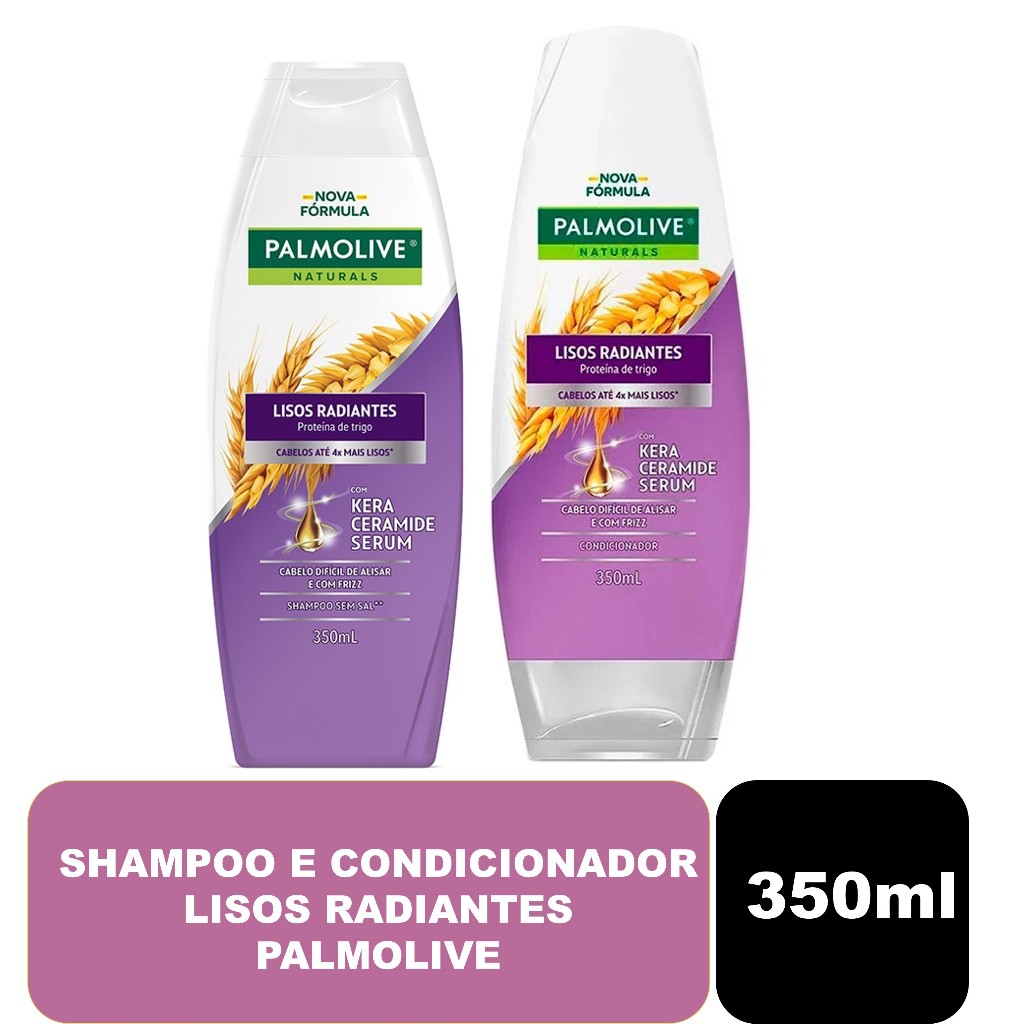 Shampoo E Condicionador Lisos Radiantes Palmolive 350ML
