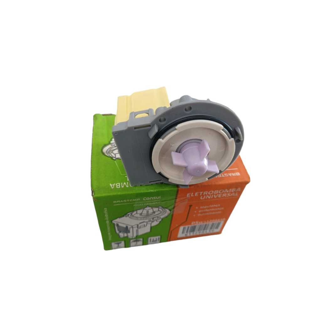 Bomba da agua Drenagem Eletrobomba 127v Lavadoras Maquinas de Lavar Consul e Brastemp Original W10849469