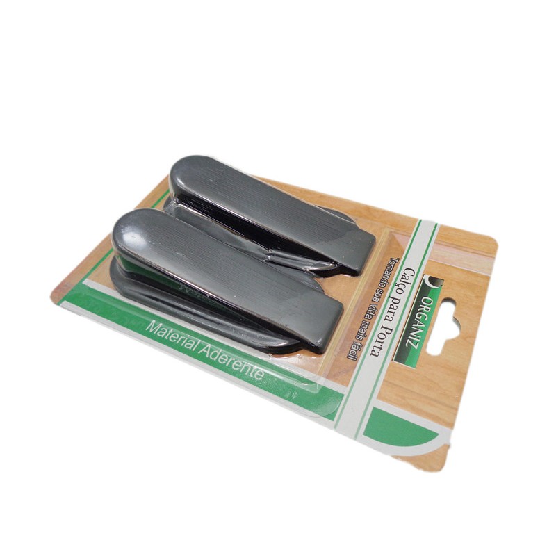 Kit 2 Calço De Segurança Em Emborrachado Para Porta Kehome