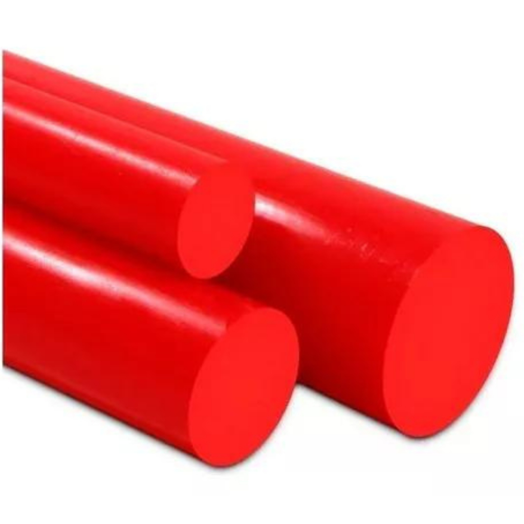 Tarugo PU Borracha 35mm X 300mm 5 Peças Super Resistente para Torno CNC e Peças Técnicas