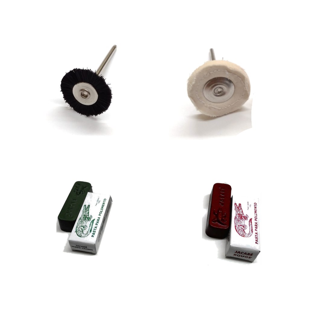 Kit Polimento Para Prata e Ouro Usar na Micro Retifica + Massas - Faça Voce mesmo! Moedas antigas brilhando como nunca