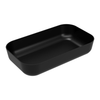 Tigela Retangular Coza Essential 32,3 x 19 x 6,5 cm 2,8 Litros Preto