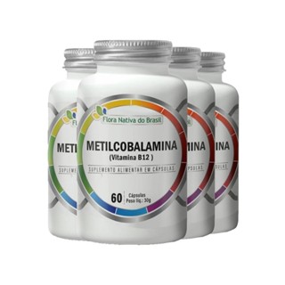 4 Vitamina B12 Metilcobalamina 414% 60 Cápsulas